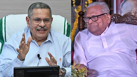 K M Abraham, V S Achuthanandan