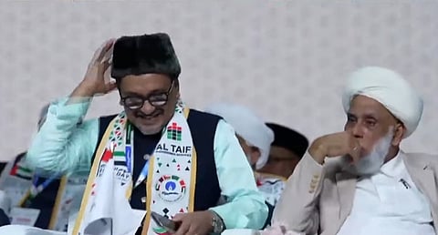 Sadiqali Shihab thangal and Jifri Muthukoya Thangal