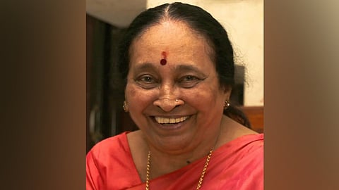 Prof. Palkulangara K Ambikadevi receives Sree Guruvayurappan Chembai Award