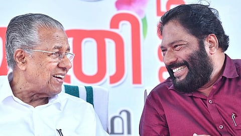 Pinarayi Vijayan, V Joy MLA