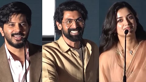 Dulquer, Rana Daggubati, Bhagyashri Borse