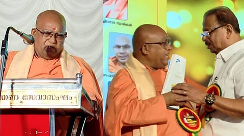 Sudhakaran is healthier than the national president, we should think about why he was neglected: Swami Sachidananda