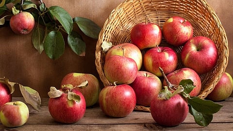 Wax coating on Apple