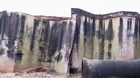 water tank collapse in Thammanam ernakulam