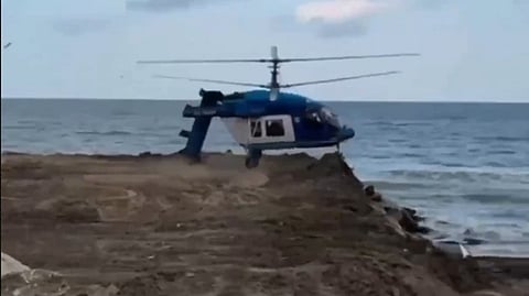 Russian Chopper crash