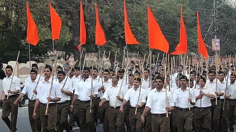 Excise employee suspended for participating in RSS route march