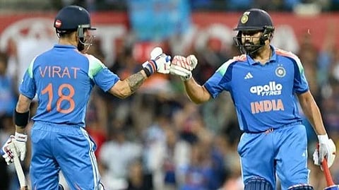 Virat Kohli and Rohit Sharma