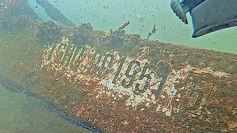 Kovalam shipwreck debris discovered off the coast of Kovalam