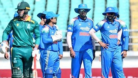 Ishan Kishan with Harshit Rana and Nitish Kumar Reddy