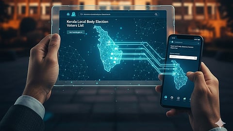 State Election Commission has restored the online facility to check names on the Local Body Election voters' list.