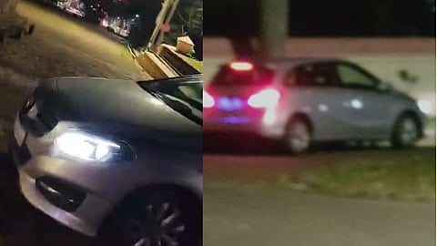 Drunken driving at Vadakkumnathan Temple