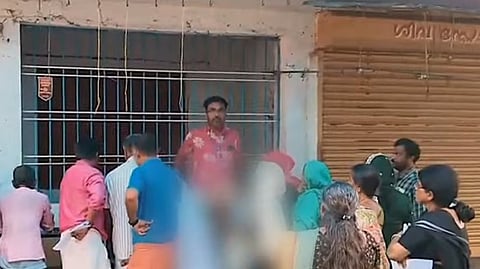 at enumeration camp BLO shows obscene display