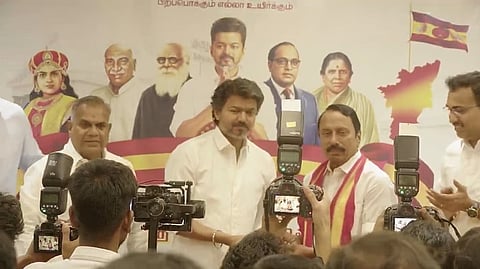 Former AIADMK minister K. A. Sengottaiyan joins TVK.