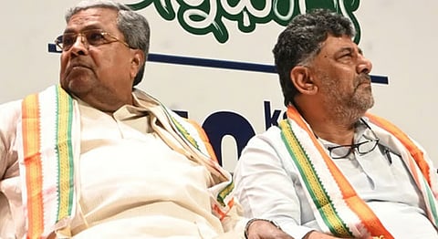 Chief Minister Siddaramaiah and DyCM D K Shivakumar