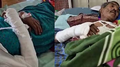 old couple attacked with iron rod
