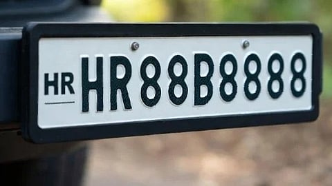 Unique vehicle number HR88B8888 sold at 1.17cr to Haryana businessman