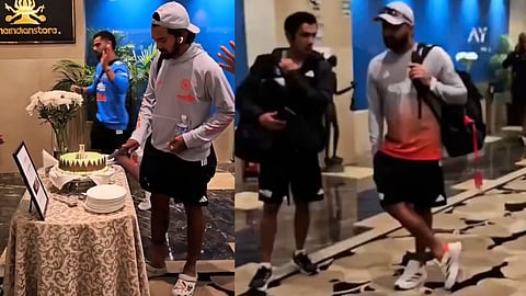 Rohit Sharma Gautam Gambhir In Intense Chat Virat Kohli Skips Celebrations