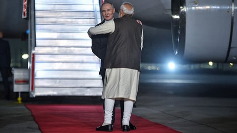 Delighted to welcome my friend, President Putin to India