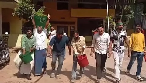 Case registered against Muslim League workers for performing a 'purification ritual' at the Changaroth Panchayat office