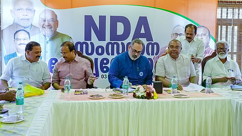 Thushar vellappally, Rajeev Chandrasekhar