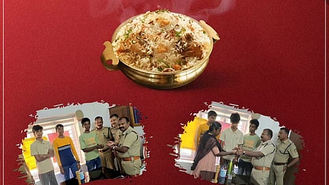 Three school students set an example by handing over a gold necklace