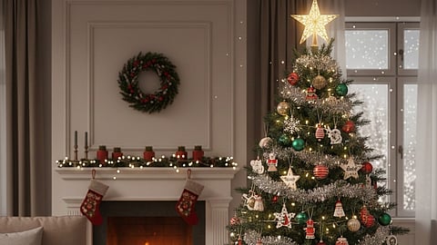 Decorated Christmas tree