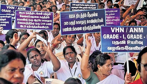 TN govt agrees to consider demands of striking nurses as protest enters fifth day