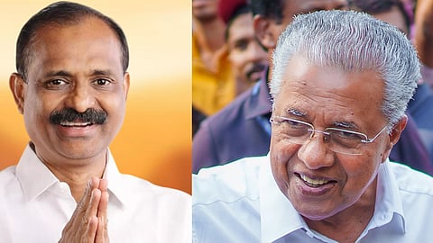 V V Rajesh, Pinarayi vijayan