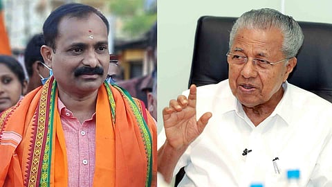 V V Rajesh, Pinarayi Vijayan