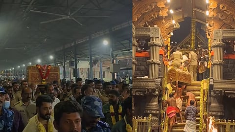 Sabarimala mandalapooja, Thanka anki khoshayatra
