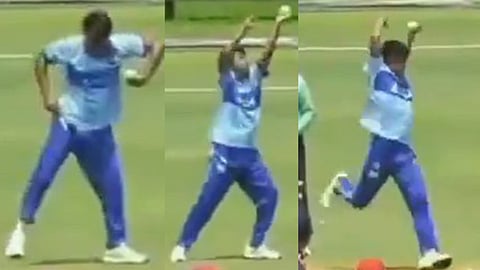 Bizarre Bowling Style