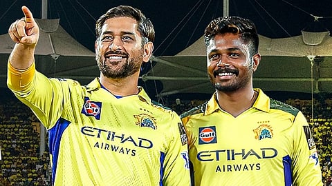 Sanju Samson and dhoni csk