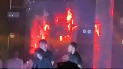 Accident during Vedan's performance at Bekal Beach Fest.