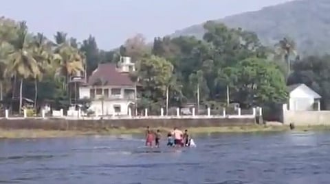 Tourists stranded near Athirappilly waterfall