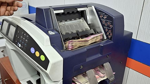 Rupee falls 15 paise