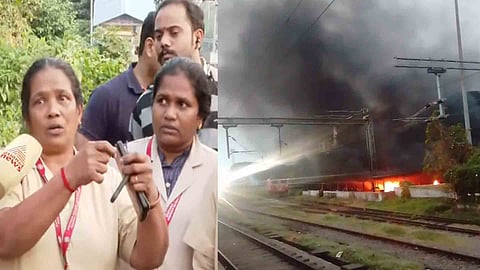 Massive fire breaks out at Thrissur station update