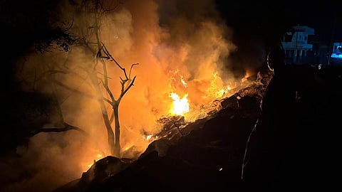 Fire erupts at Chellanam Fishing Harbour, damaging boats