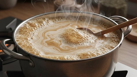 Boiling Milk Tea