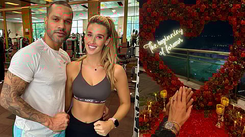 shikhar dhawan announces engagement