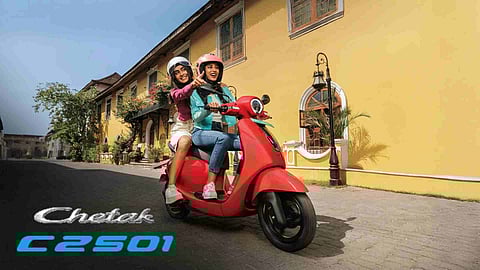 Bajaj launches Chetak C25