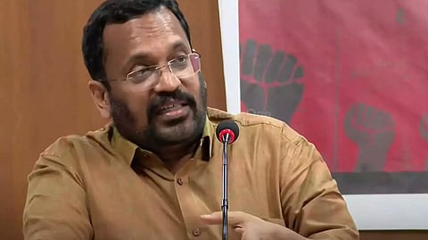 Revenue Minister K Rajan