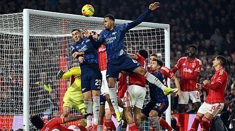 nottm forest vs arsenal match