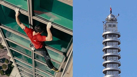 Alex Honnold summits Taipei 101 skyscraper in free solo climb