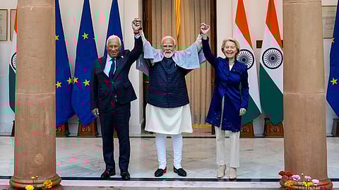 Modi with EU Leaders