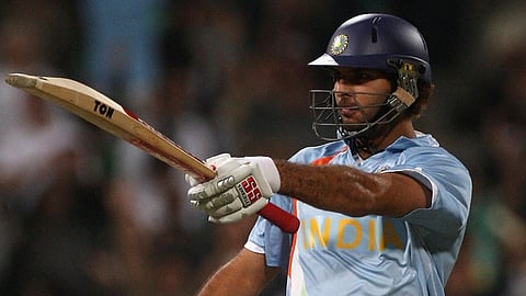 Yuvraj Singh batting