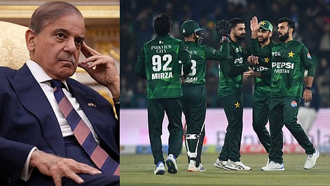 Pakistan PM Shehbaz Sharif pak cricket team