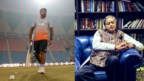 Sanju Samson training