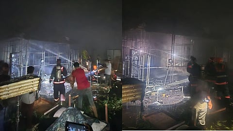 Major fire breaks out at K. R. Narayanan National Film Institute