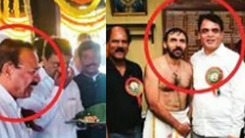 Unnikrishnan Potty with karanataka BJP leaders
