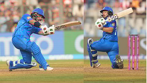 Italy's Justin Mosca Anthony Mosca plays a shot during the T20 World Cup cricket match